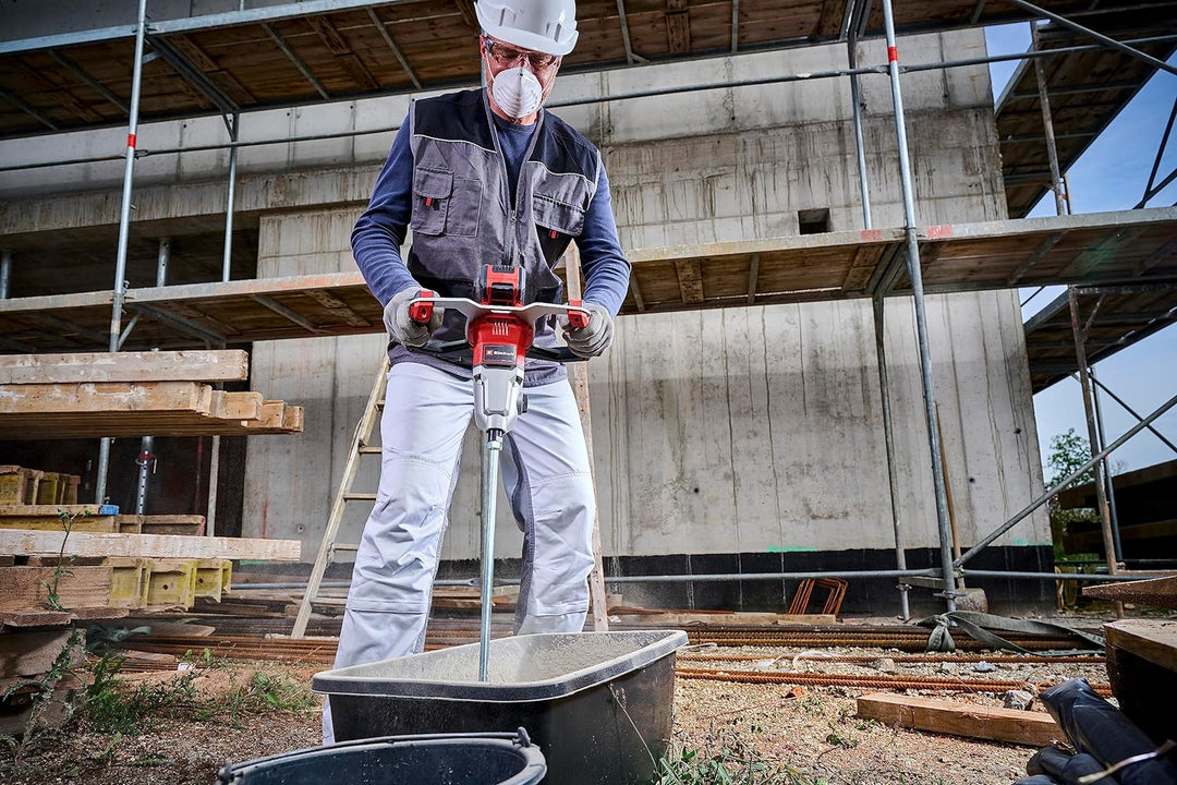 Einhell Professional Akku-Farbmörtelrührer TP-MX 18-2 Li BL Solo Power X-Change (2-Gang-Getriebe, Br
