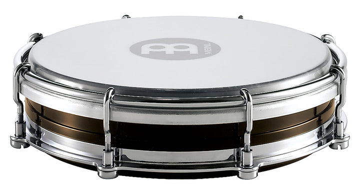 Meinl Percussion TBR06ABS-BK Floatune Tamborim (ABS-Plastik), 15,24 cm (6 Zoll) Durchmesser, schwarz