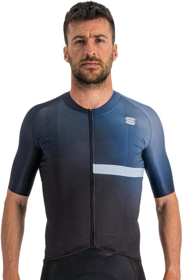 Sportful Herren Bomber Jersey Sweatshirt S Black Galaxy Blue, S Black Galaxy Blue