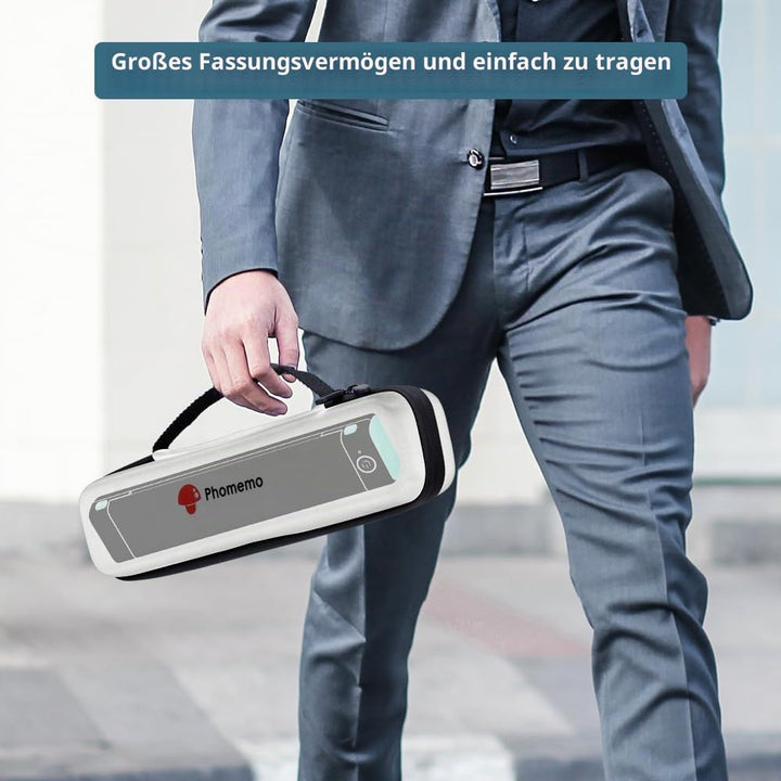 Phomemo M08F M08D A4 Drucker Tasche, Tragbare Tasche Kompatibel M08F, P831 Tragbarer Thermodrucker (