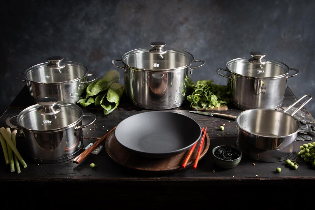 ELO 72556 Stielkasserolle 16 cm Serie Galant, Induktion, Edelstahl hochglänzend, mit Literskala und