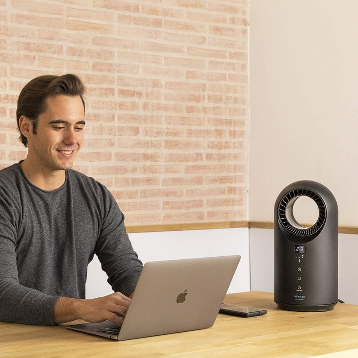Cecotec Bladeless Heizgerät mit Fernbedienung und WiFi ReadyWarm 8400 Bladeless Connected. 1500 W, K