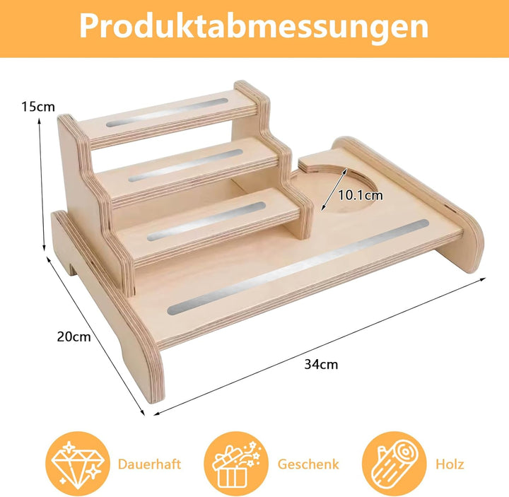 4 Stock Tonies Regal Magnetisches Kompatibel mit Toniebox &amp; Hörfiguren,Tonies Aufbewahrung für 15-20