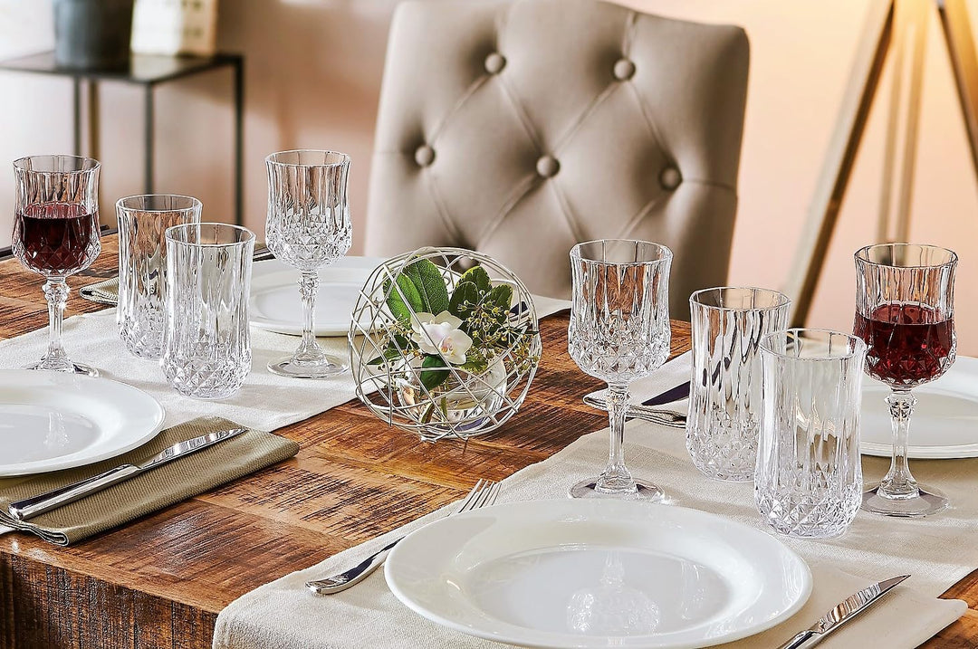 CreaTable, 23224, Serie Longchamp ECLAT, 6-er Set Weissweingläser 17 cl, Weissweingläser 17 cl