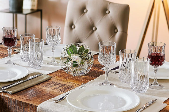 CreaTable, 23224, Serie Longchamp ECLAT, 6-er Set Weissweingläser 17 cl, Weissweingläser 17 cl