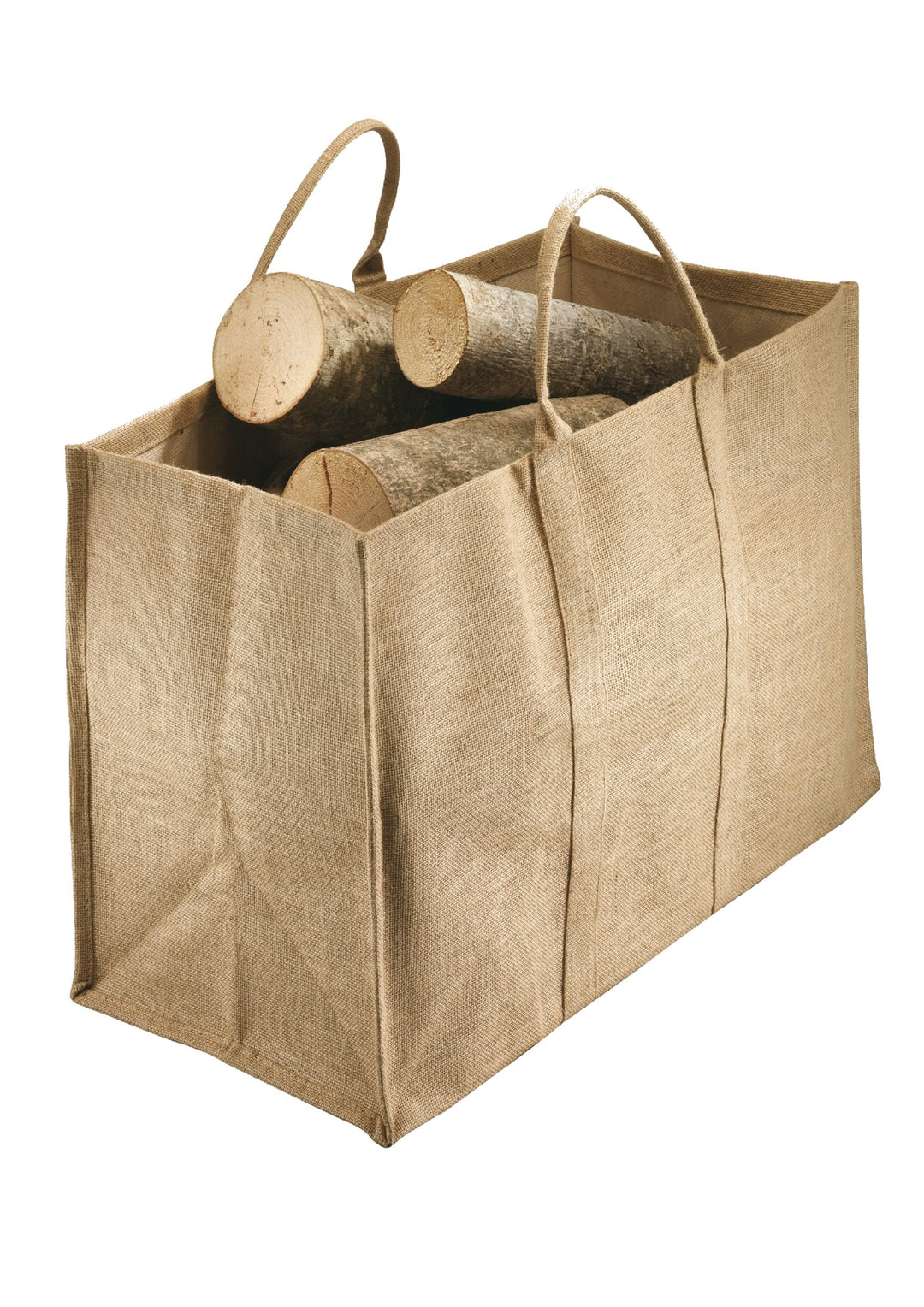 Kaminholztragetasche aus Jute