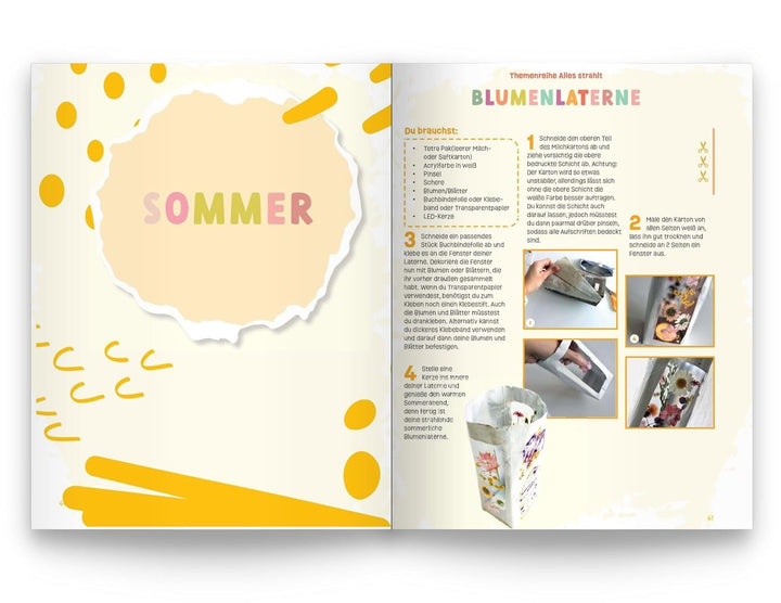 Bastelbuch – In 52 kreativen Themenwochen durch alle Jahreszeiten: Bastle dich durch über 100 kreati