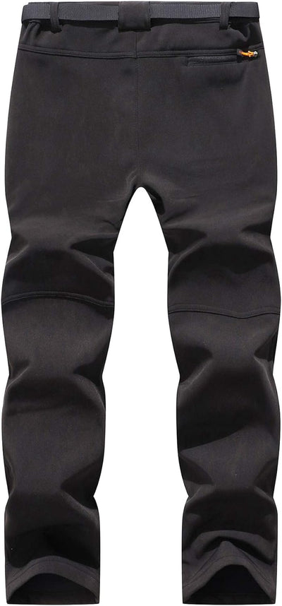 BenBoy Herren Wanderhose Wasserdicht Softshellhose Outdoorhose Winddicht Warm Gefüttert Skihose Snow