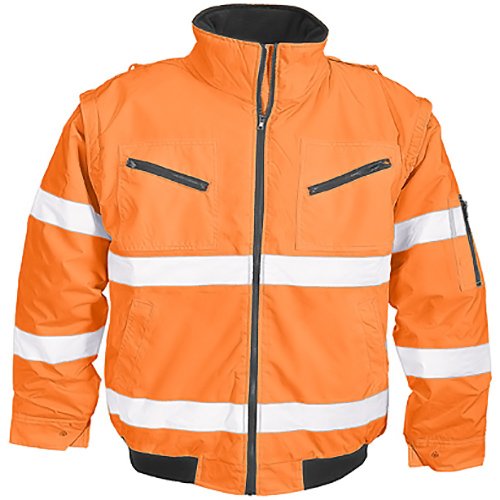 HTR 2639-xl-5100 Grösse X-Large Hohe Sichtbarkeit Pilot Jacke – Orange XL Orange, XL Orange