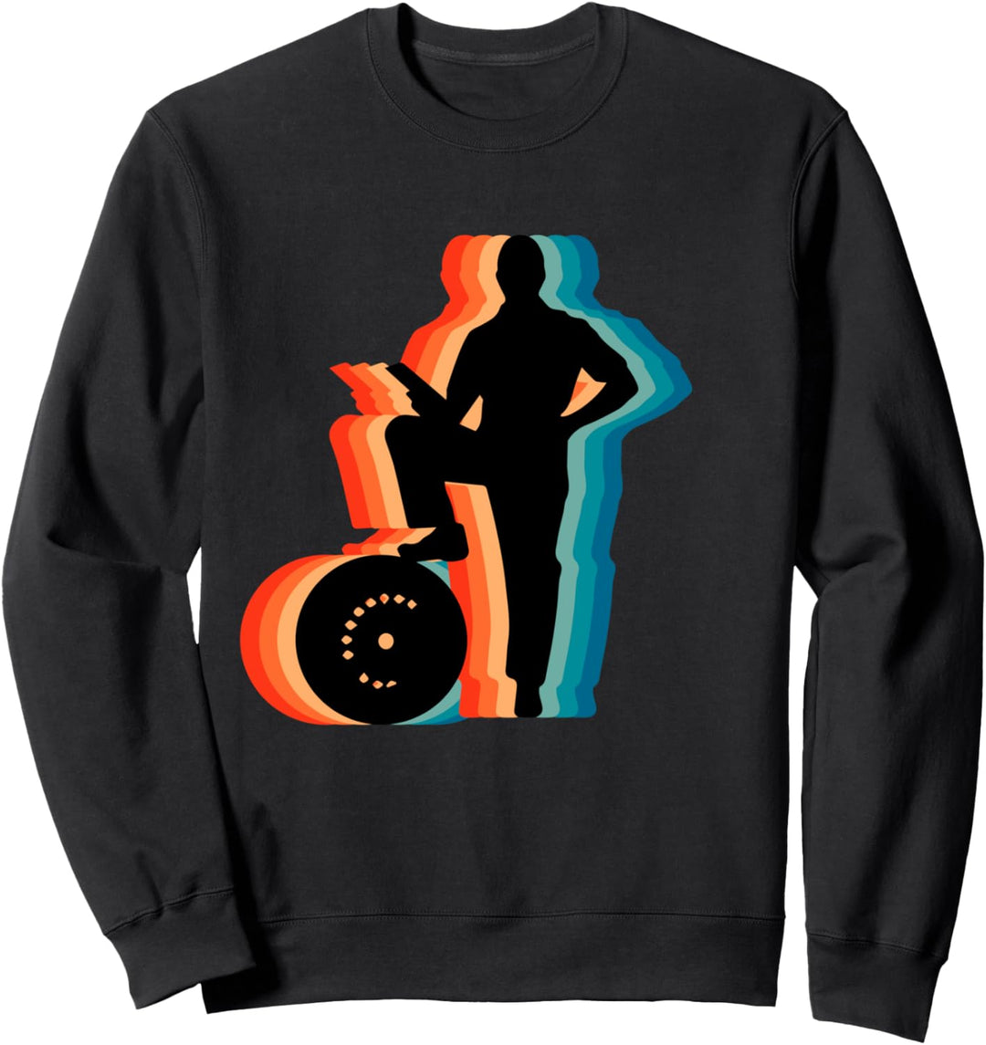 Stolzer Mechaniker Papa, Retro Vintage Mechaniker Papa Sweatshirt
