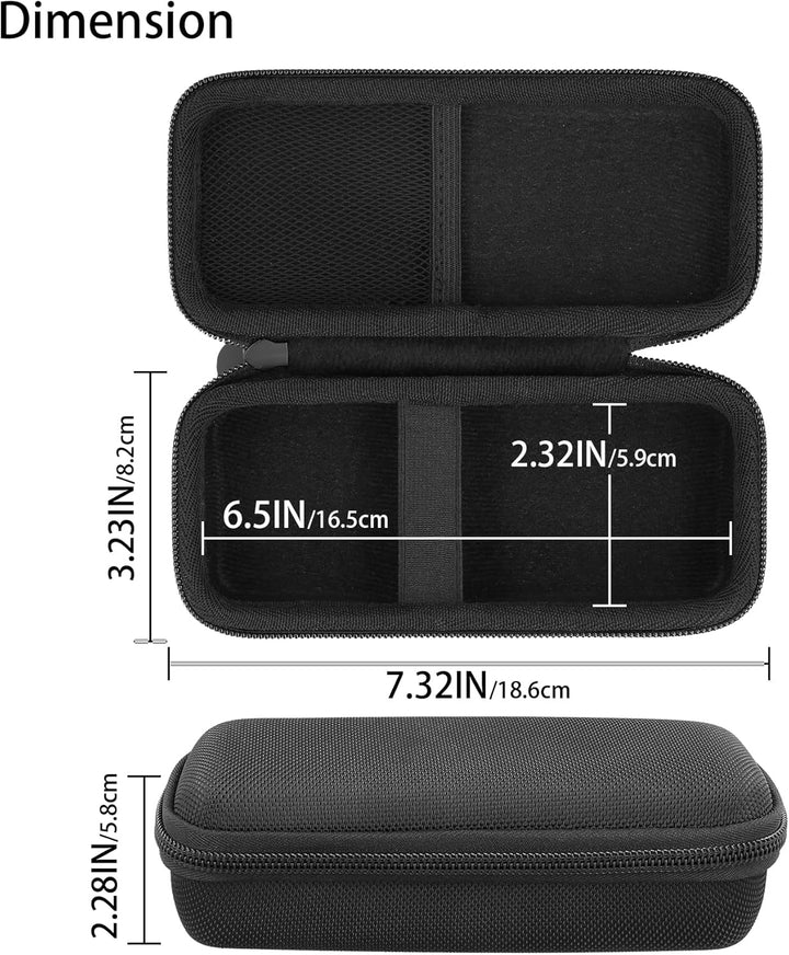 co2CREA Harte Reiseschutzhülle Etui Tasche für Xvive XV1-R Digitaler Handheld Recorder,Nur hülle, fü