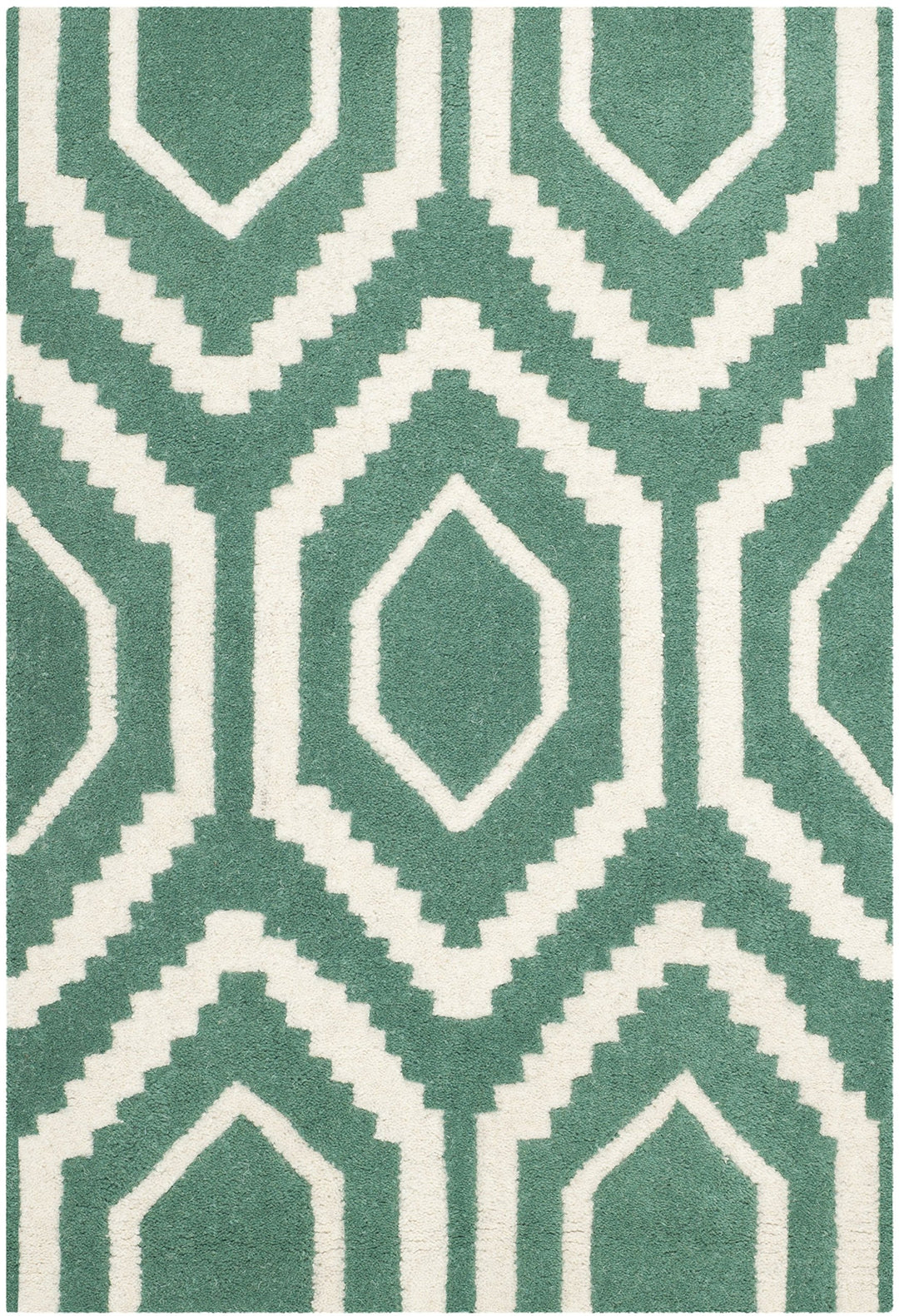 SAFAVIEH Zeitgenössische Teppich für Wohnzimmer, Esszimmer, Schlafzimmer - Chatham Collection, Kurze