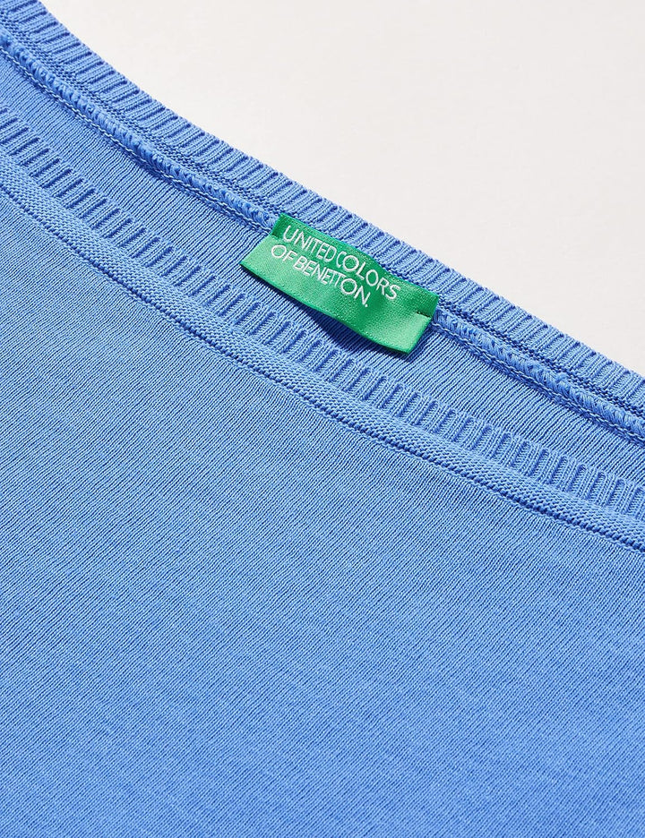 United Colors of Benetton Damen Pullover XL Azzurro 16f, XL Azzurro 16f