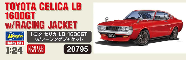 Hasegawa 620795-1/24 Toyota Celica Lb 1600Gt W/Racing Jacket - Massstab 1:24