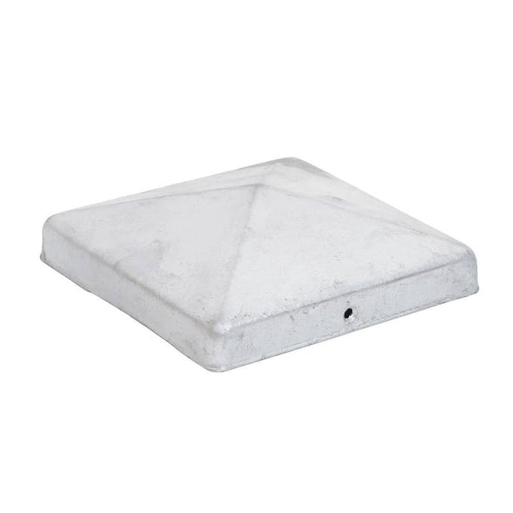 25 x Pfostenkappe 141 x 141 mm Pyramide – Feuerverzinkter Stahl – Pfostenabdeckung für 140x140 mm Ho
