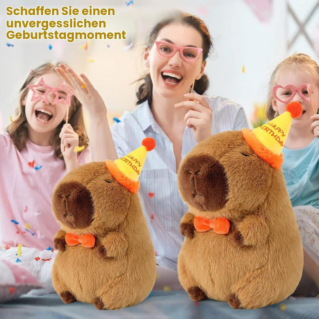 shownicer Plüschtier Capybara Kuscheltier Stofftier Kawaii Capybara Plüsch Kissen Spielzeug Wurfkiss