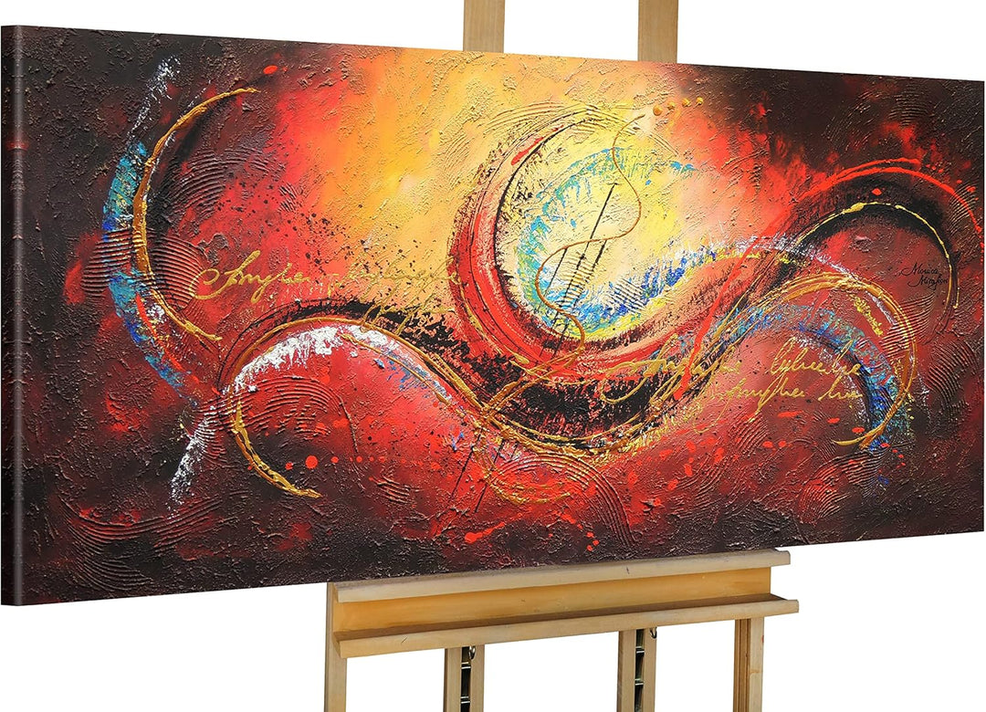 Monica Mirafiori I 100% HANDGEMALT I Gemälde Spektrum 100x50cm | Gemälde Handgemalt | Acrylgemälde |