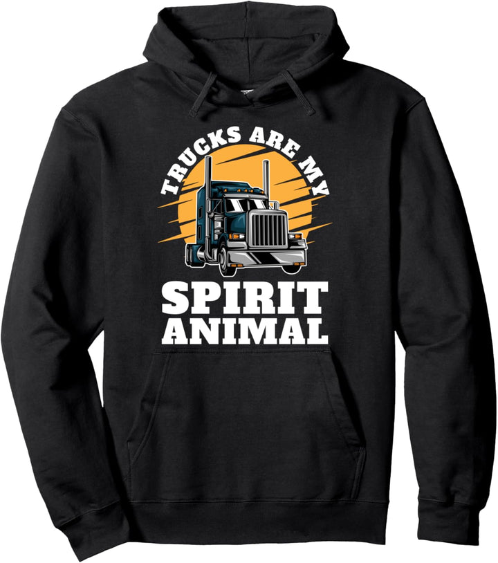LKW Fahrer Lieblingstier Lastwagenfahrer Fernfahrer Trucker Pullover Hoodie