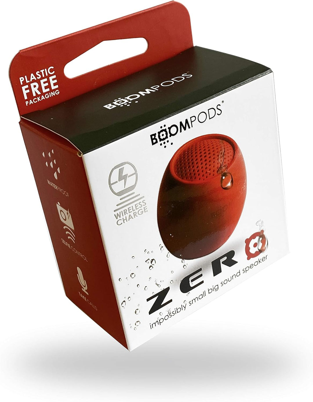 Boompods Zero Mini Bluetooth Lautsprecher - tragbarer Outdoor Lautsprecher, IPX6 Wasserschutz & 5 St