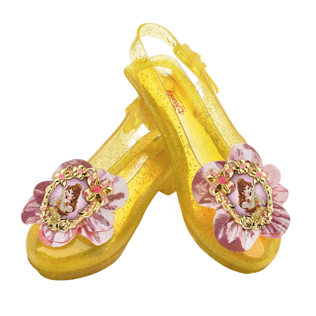 Disguise 218197 Disney Belle Kids Sparkle Shoes One-size
