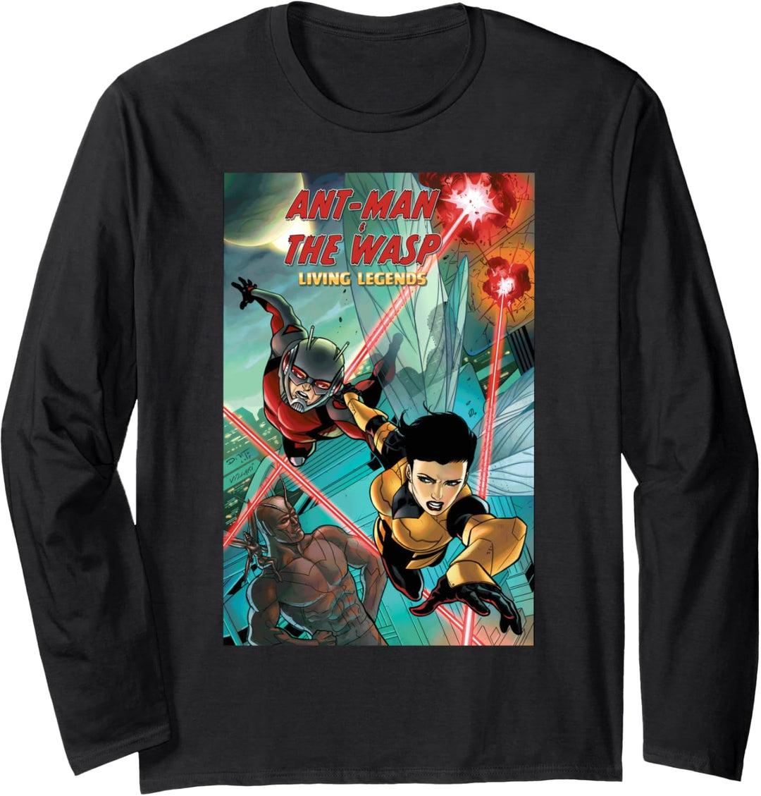 Marvel Ant-Man & The Wasp Comic Cover Langarmshirt