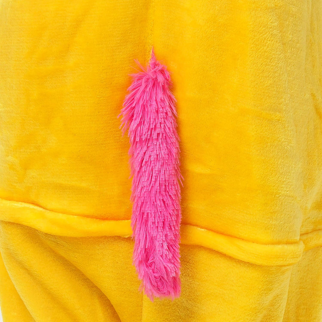 Katara 1744 Jumpsuit, UnisexÊ? Erwachsene, Einhorn Gelb, Körpergrösse 165-175cm (L) Einhorn Gelb Kör