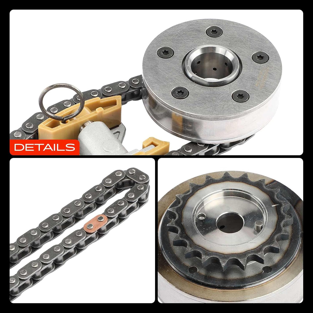 Steuerkettensatz Steuerkette für A1 A3 A4 A6 Altea 5P Exeo 3R Leon 1P Toledo III Octavia II 1Z3 EOS