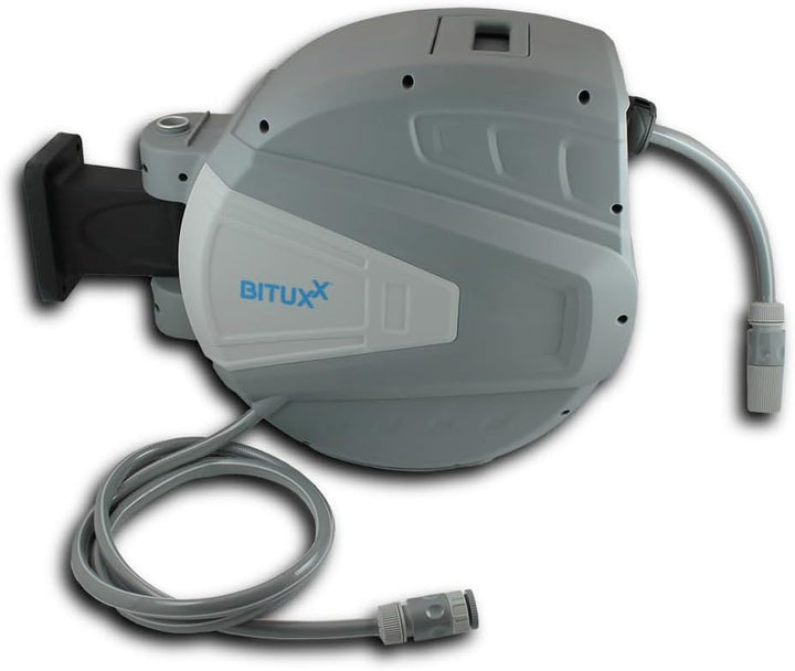 Bituxx Wand Wasser Schlauchtrommel Schlauchaufroller Wasserschlauchaufroller Schlauchbox Automatik (