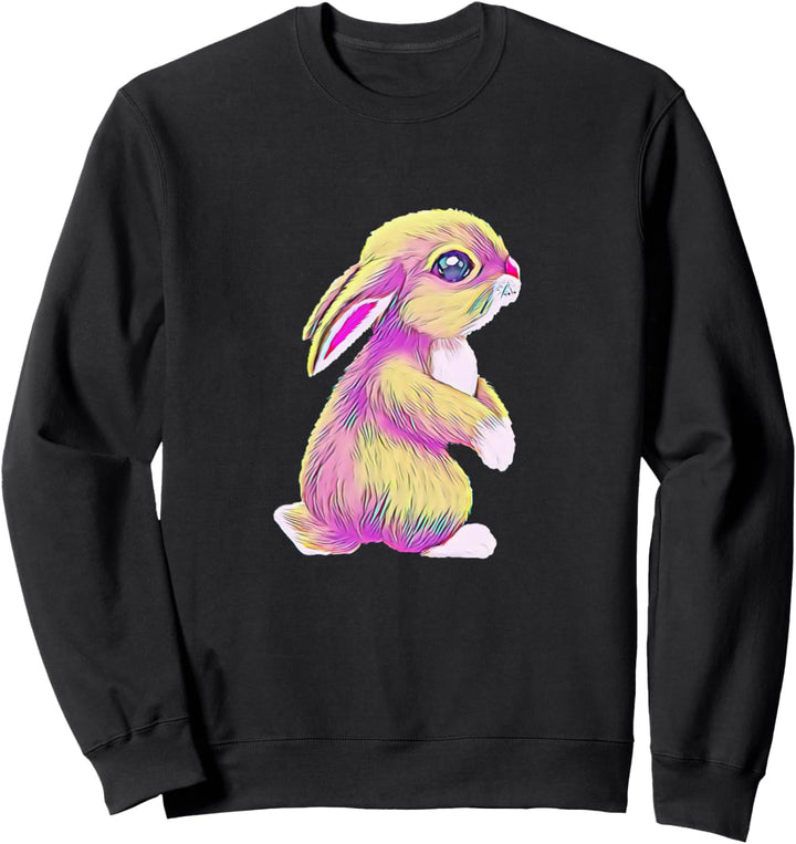 Häschen Hase Motiv Haustiere Nagetiere Kaninchen Hasen Sweatshirt