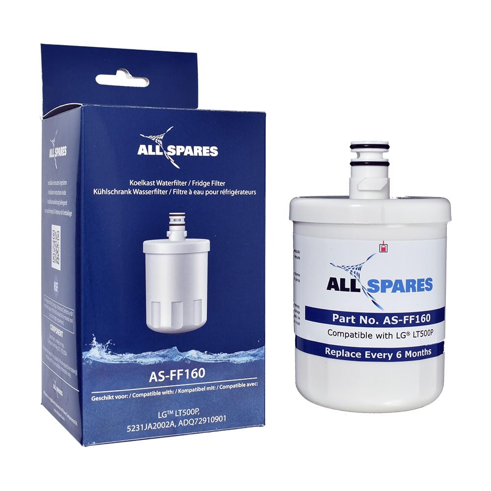 AllSpares Wasserfilter für Kühlschrank geeignet für LG LT500P / 5231JA2002A / ADQ72910901 / ADQ72910