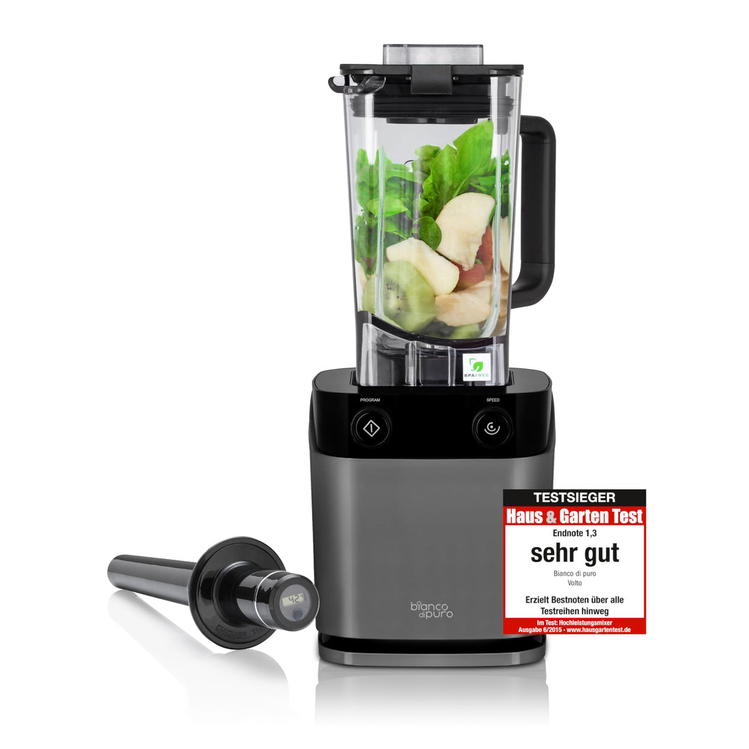 Hochleistungsmixer Volto N Smoothie Maker 8 Mixprogramme 1,5 Liter Füllvolumen BPA-frei - Bianco di