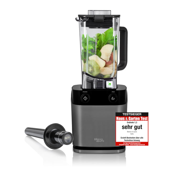 Hochleistungsmixer Volto N Smoothie Maker 8 Mixprogramme 1,5 Liter Füllvolumen BPA-frei - Bianco di