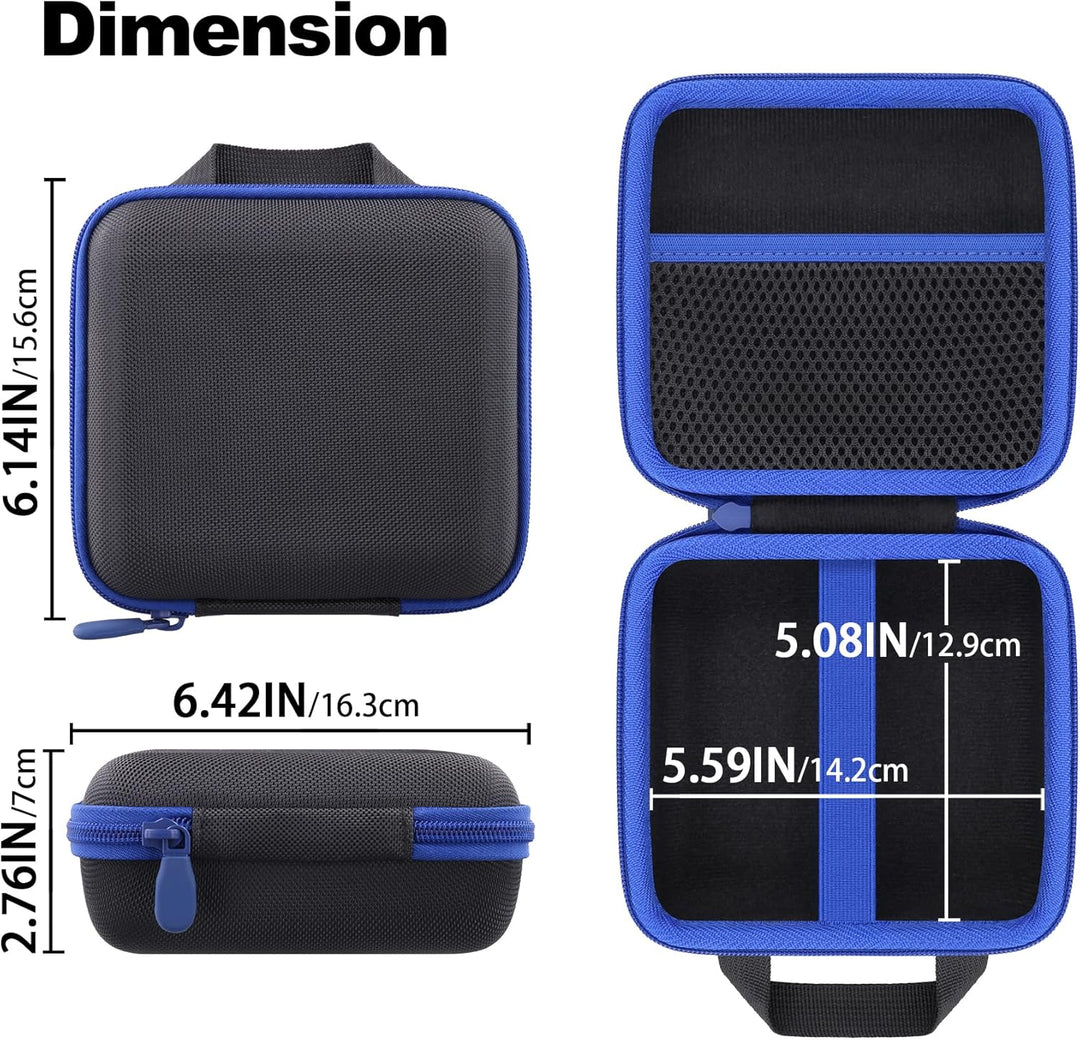 co2CREA Hart Reise Schutz Hülle Etui Tasche für Zoom PodTrak P4next Podcast Recorder, Nur Hülle, für