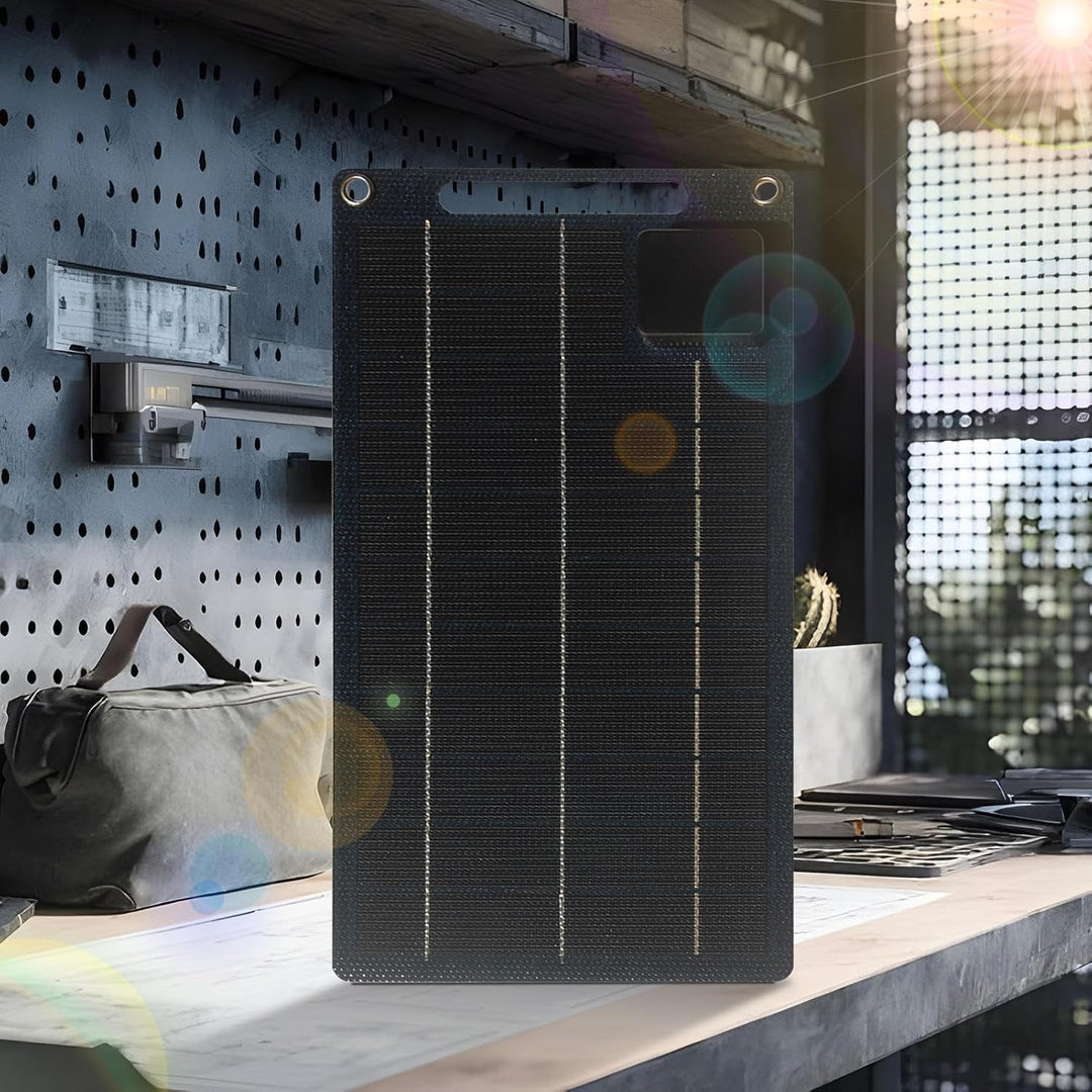 100 W Solarpanel | Outdoor-USB-Telefon-Ladegerät 100 W – wasserdichte Ladebank für den Aussenbereich