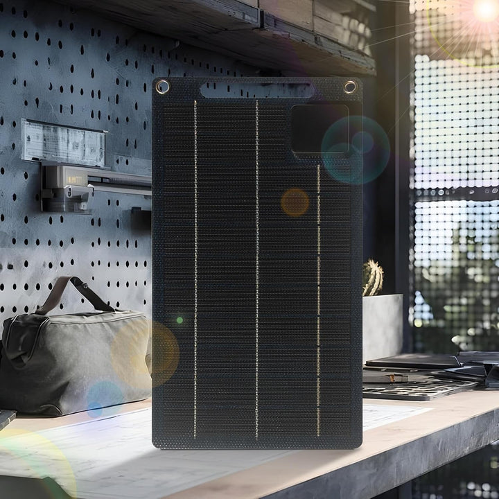 100 W Solarpanel | Outdoor-USB-Telefon-Ladegerät 100 W – wasserdichte Ladebank für den Aussenbereich