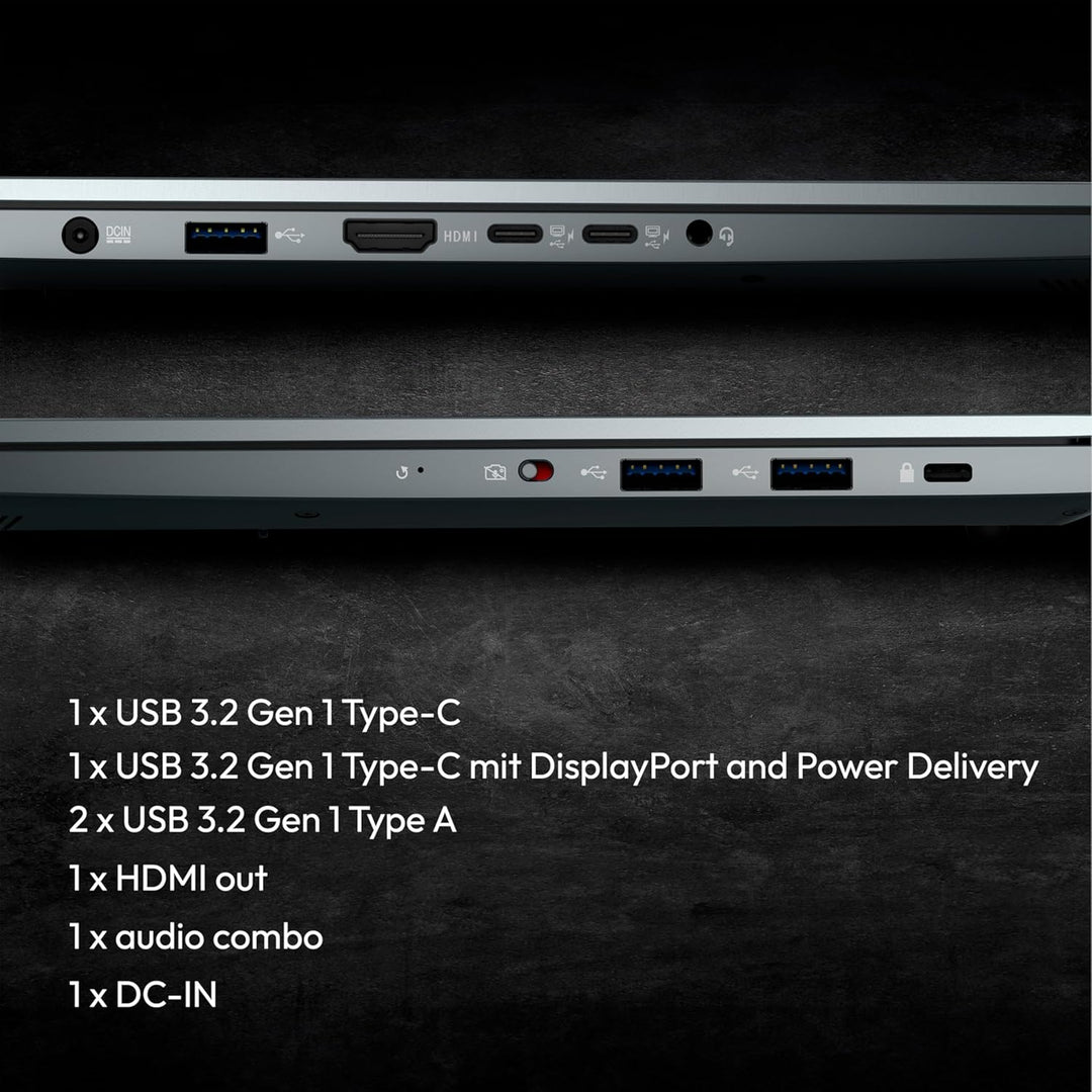 MEDION 40,6 cm (16 Zoll 4K OLED) S10 Laptop (Intel Core Ultra 7 155H, 16GB DDR5 RAM, 1TB PCIe SSD, 1