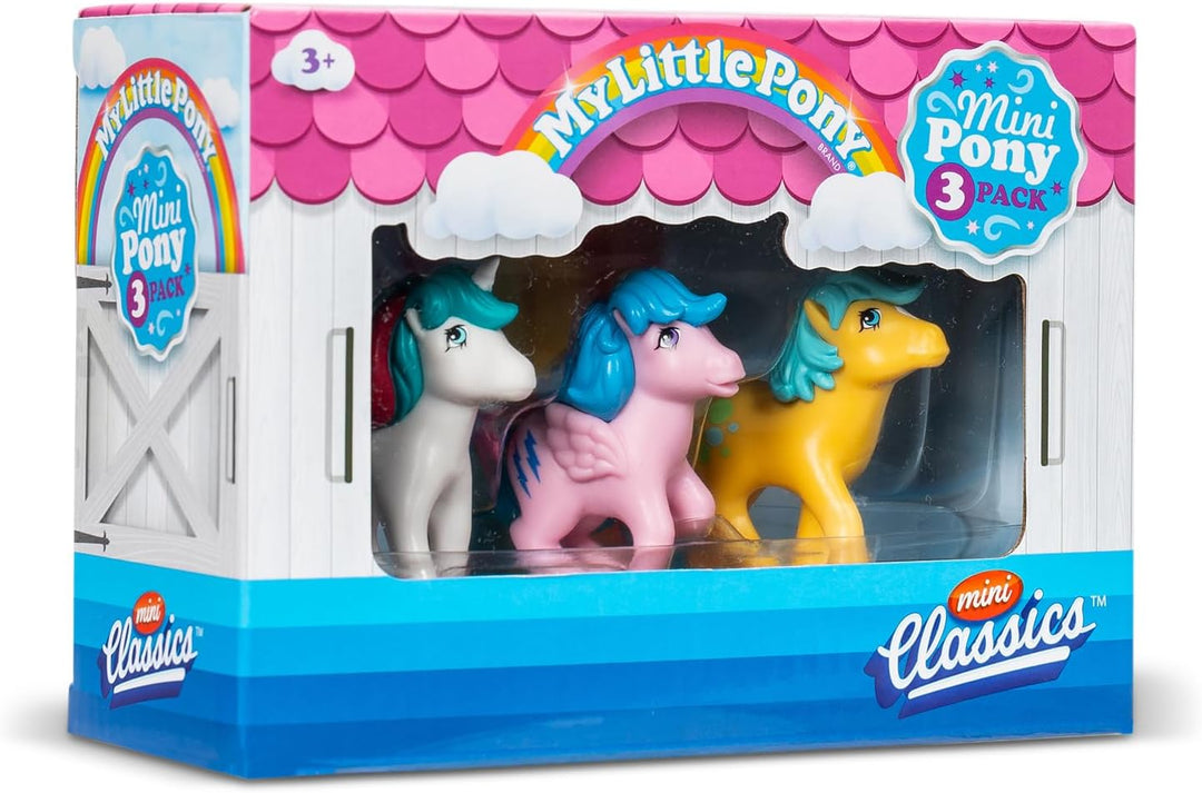 My Little Pony Mini Classics, 2 Zoll grosse Sammelfiguren-Spielzeugset, MLP Generation 1 Serie, Mädc