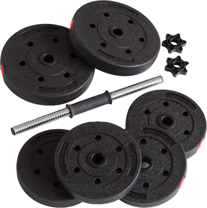 Ultrasport Hantelscheiben, Set, 4 Hantelgewichte im Set, 15Kg oder 25Kg, für Kurzhanteln und Langhan