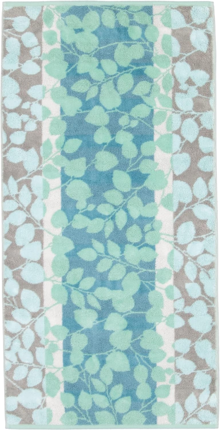 CAWÖ Home Handtücher Noblesse Harmony Floral 1086 Jade - 47 Duschtuch 80x160 cm, Duschtuch 80x160 cm