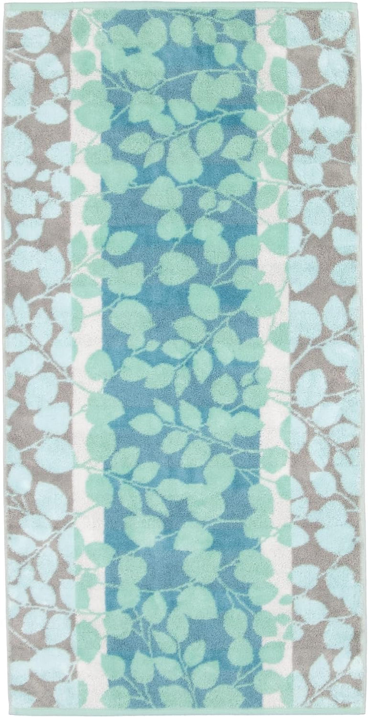 CAWÖ Home Handtücher Noblesse Harmony Floral 1086 Jade - 47 Duschtuch 80x160 cm, Duschtuch 80x160 cm