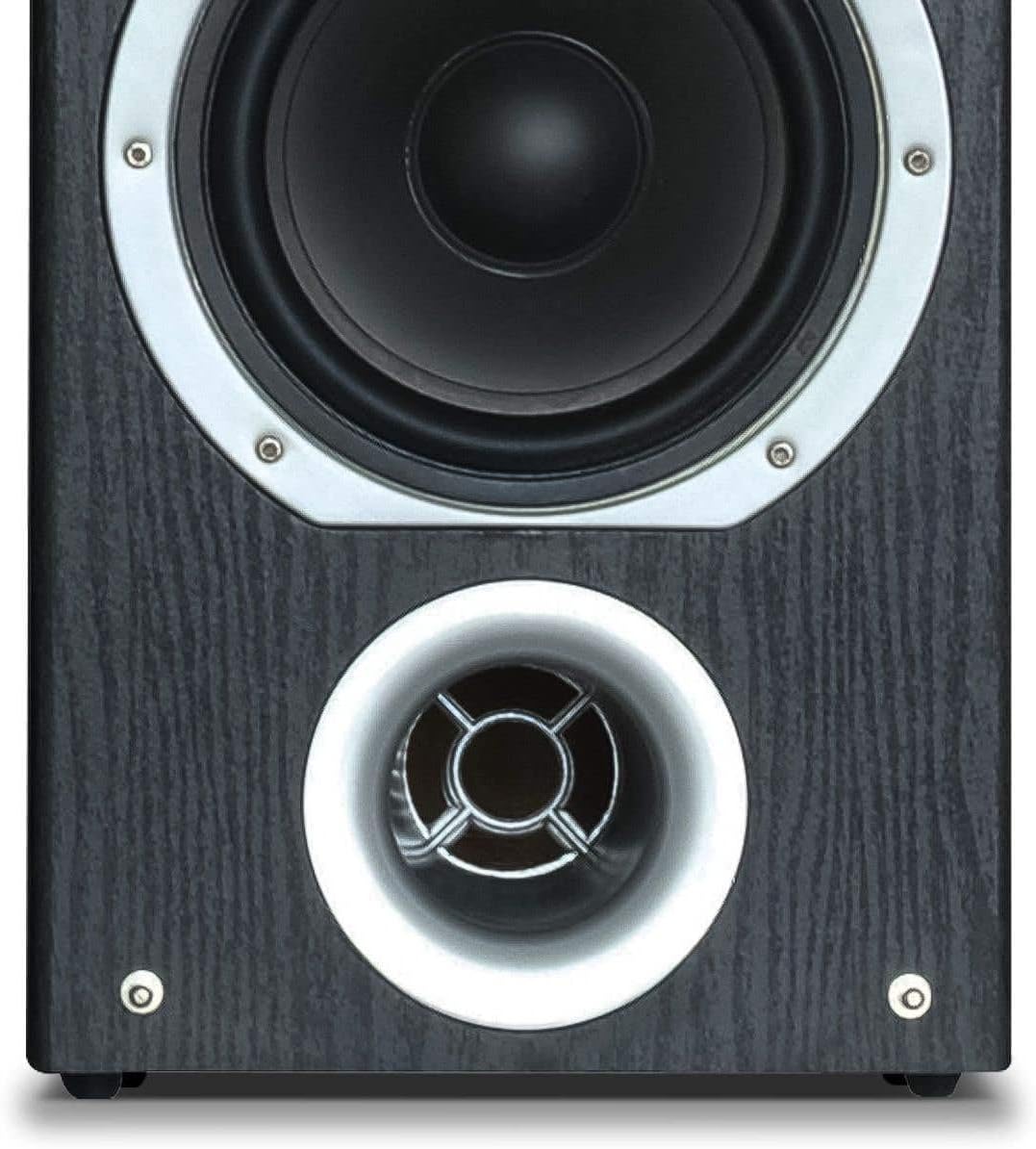 Fenton SHFT57B Standlautsprecher Paar 600 Watt, HiFi Lautsprecher Boxen für Stereoanlage, 4-Wege pas