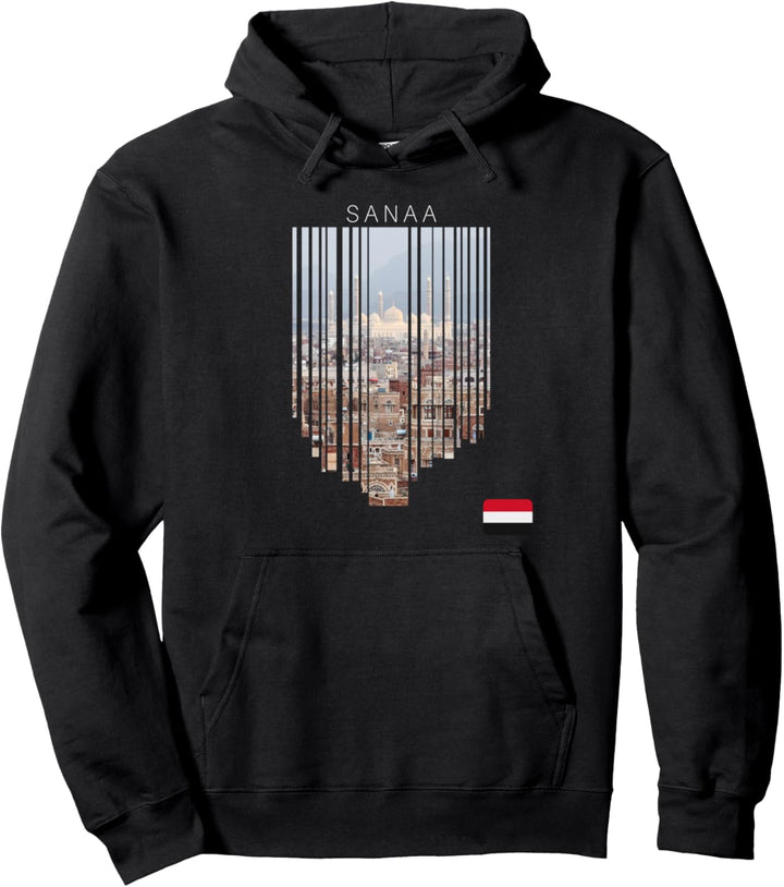 Sanaa Jemen Flagge Pullover Hoodie