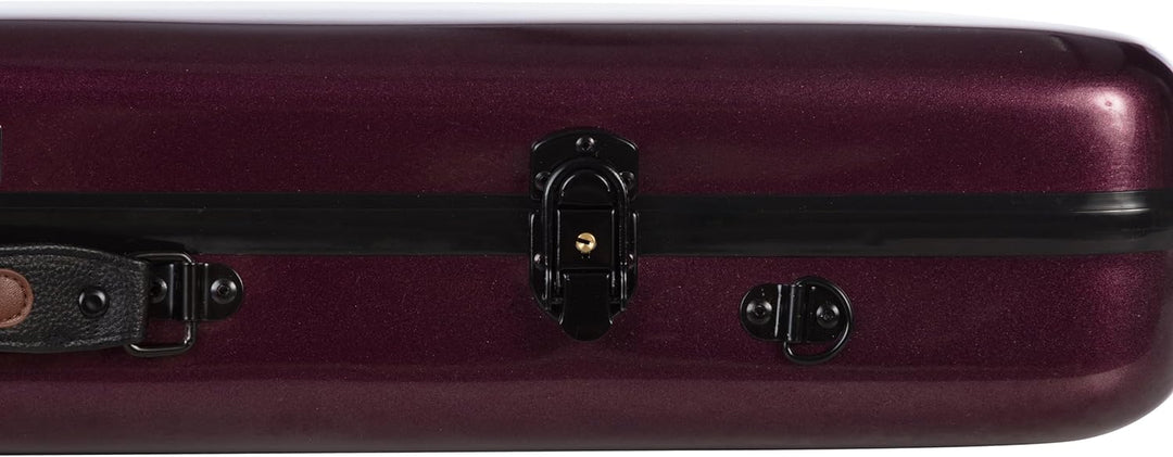 Bratschenkoffer Glasfaser Oblong 38-43 weinrot-shiny M-Case + Notentasche