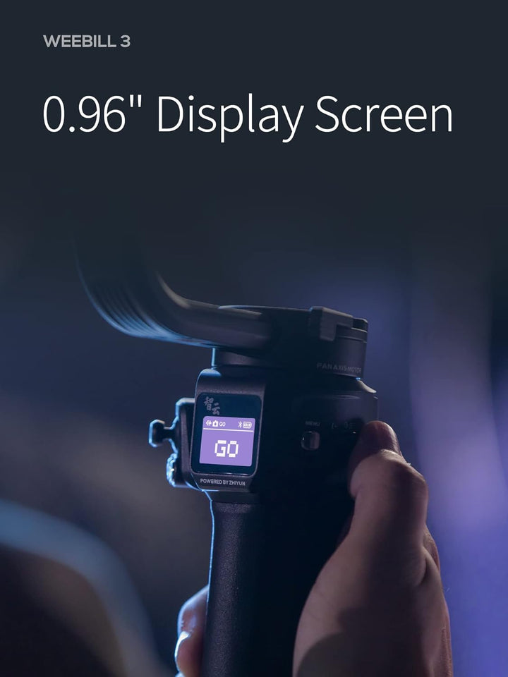 ZHIYUN Weebill 3 Combo [Official] 3 Achsen Gimbal Kamera Stabilisator für DSLR und Spiegellose Kamer