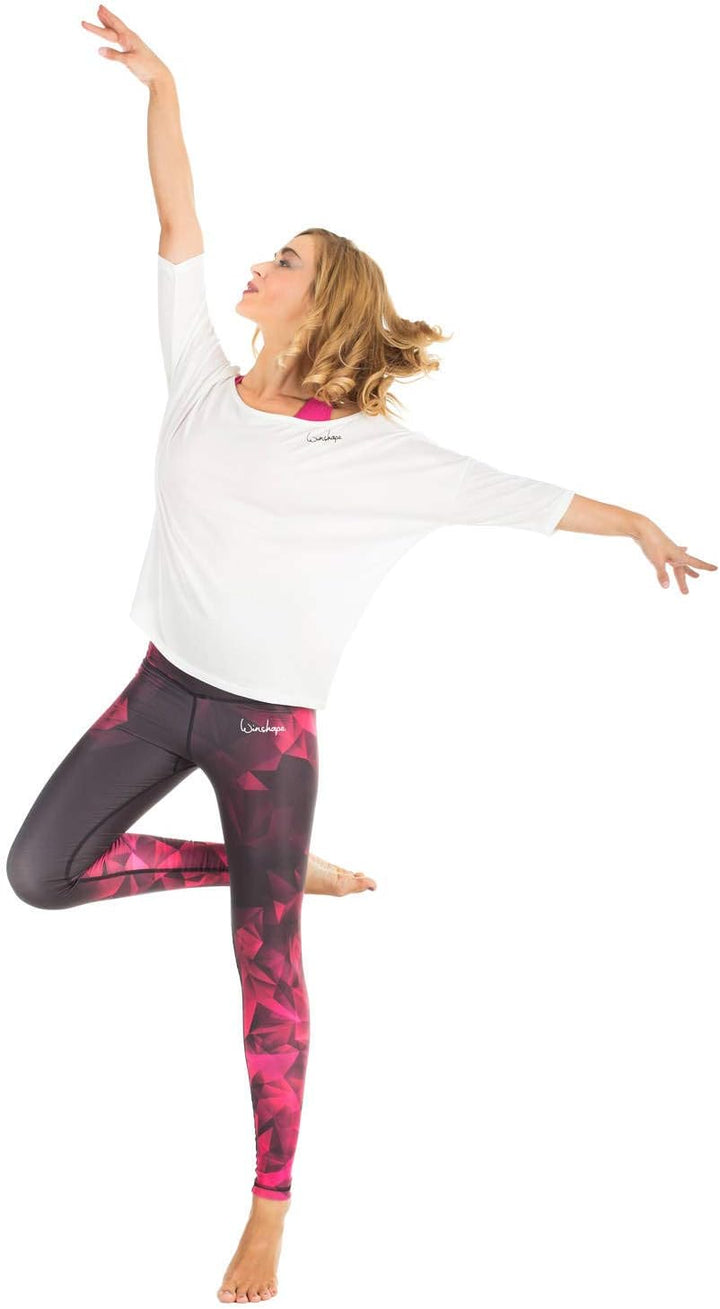 WINSHAPE Women's Damen Functional Power Shape Tights „high Waist“ Hwl102- Brilliant Leggings XS Rubi
