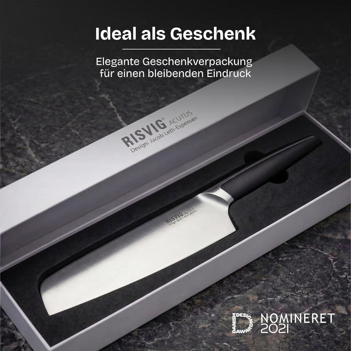 18 cm Gemüsemesser Acutus – Leichtes Küchenmesser für hartes Gemüse und Kohl – Ergonomisches Design