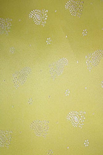 Trendofindia Indischer Bollywood Fashion Sari Stoff Damenkostüm Kleid Gelb CA120