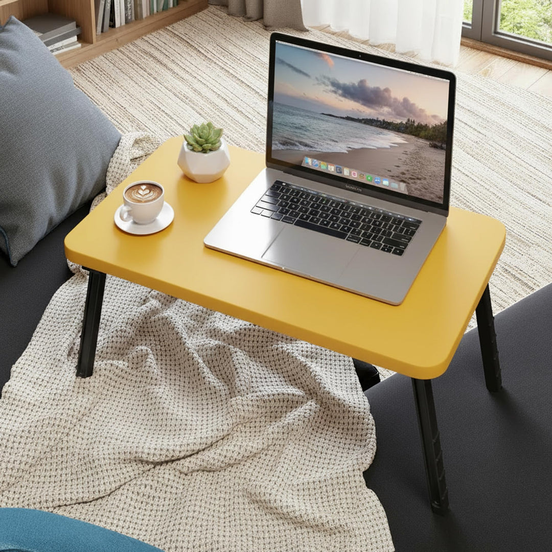 Laptoptisch Klappbar Betttisch Faltbar 59x35x24cm Sofatisch Beistelltisch Couch Bett 7 Farben Schrei