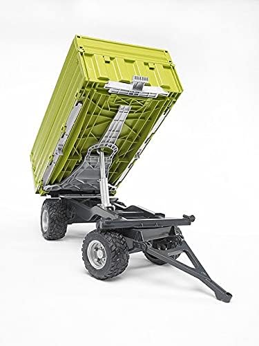 bruder 02203 - Fliegl 3-Seitenkipper mit Aufsteckbordwand - 1:16 Kippanhänger, Transportanhänger, Bo