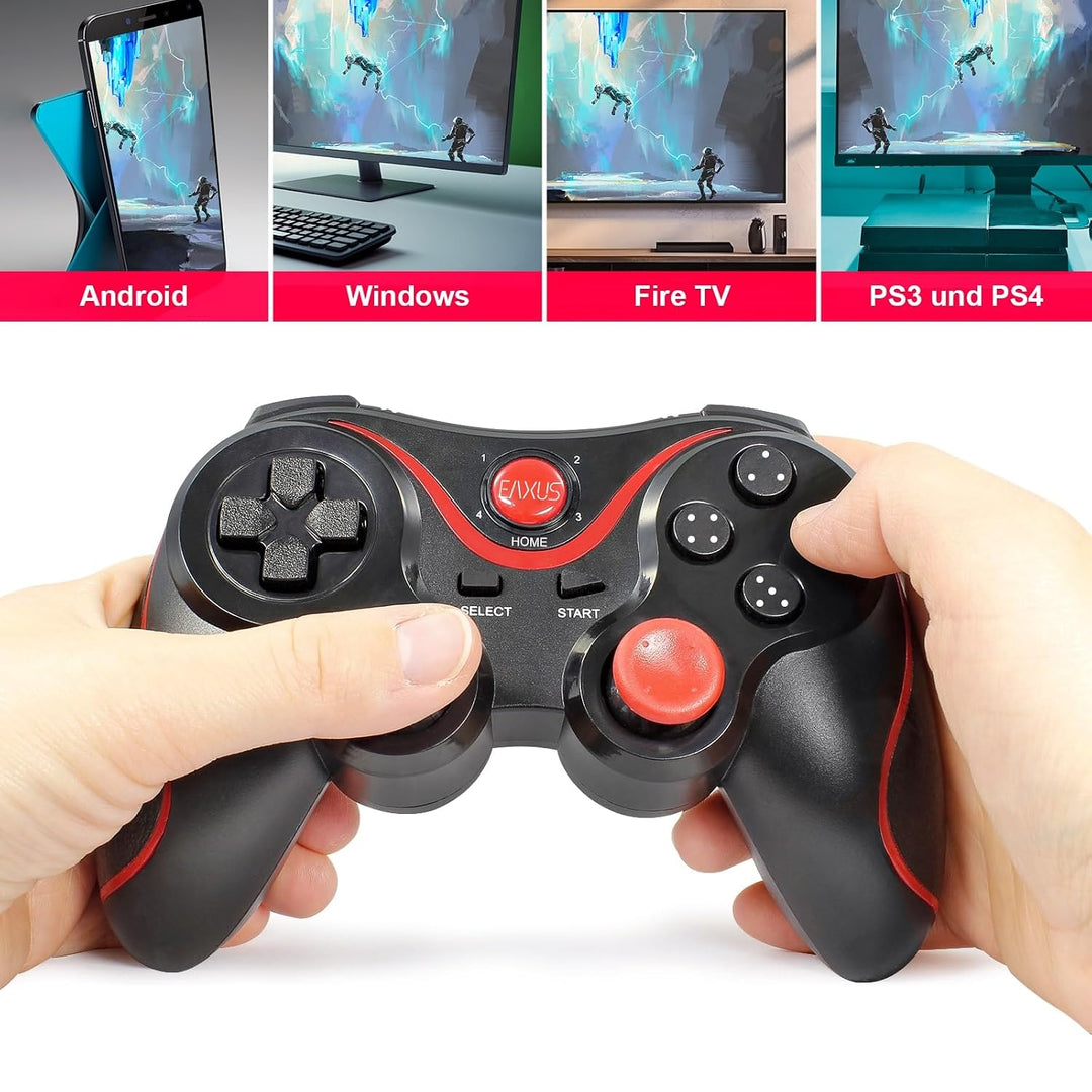 Eaxus® Bluetooth Controller X3 - Wireless Gamepad, 2er Set